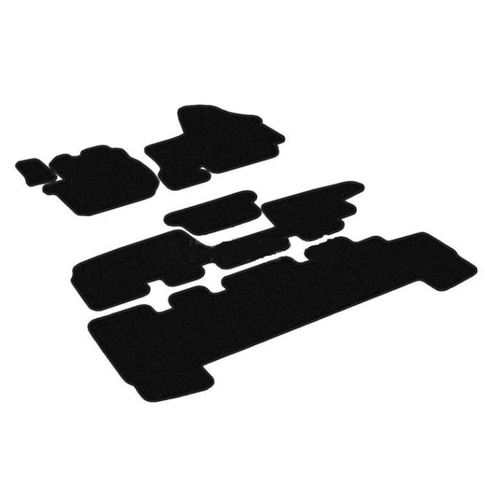 Car textile mats black RENAULT TRAFIC (9s.)(2001-2014) ECONOMIC (LT)