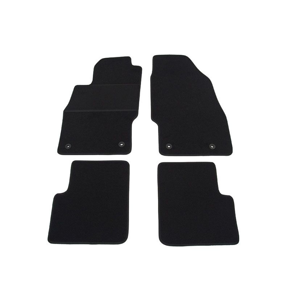 Car textile mats black OPEL CORSA D (2006-11/2014) ELEGANT