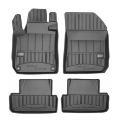 Car rubber floor mats black PEUGEOT 308 II HB (2013-...) 3D FROGUM