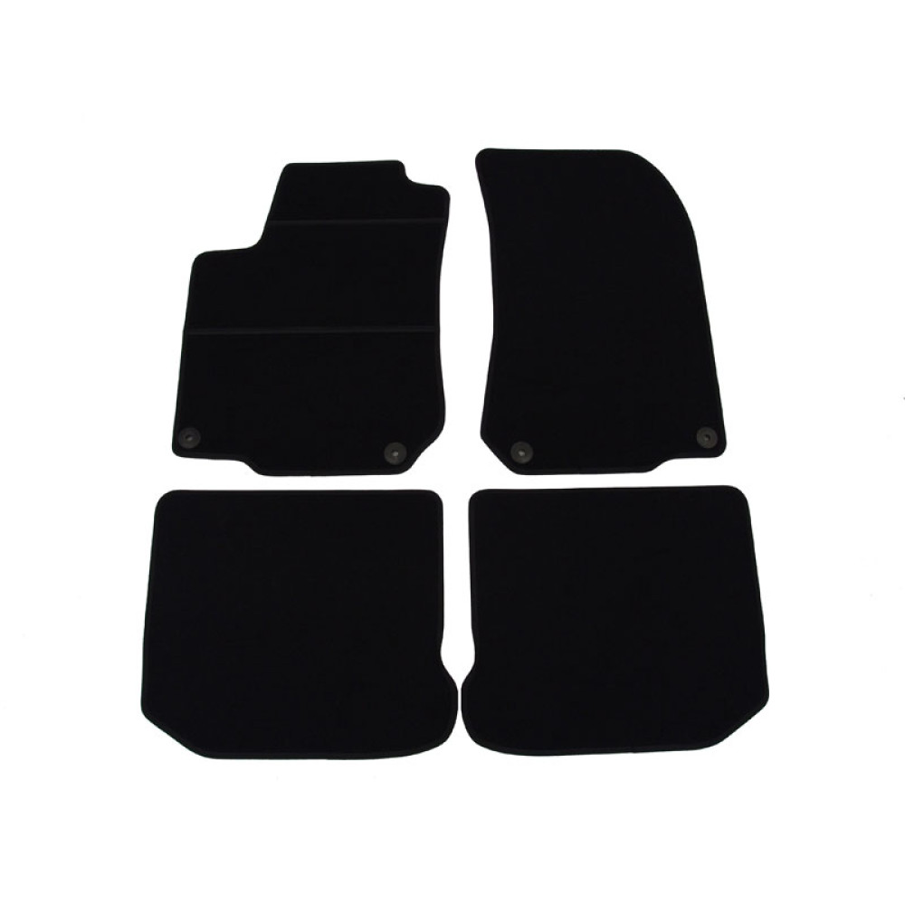 Car textile mats black VW GOLF IV (1998-2003) ELEGANT