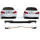 Exhaust system with double diffusor BMW 5 F10 M-Style bumper (2010-2016)