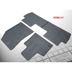 Car rubber floor mats black  PEUGEOT 5008 II (2017-...) C-CAR