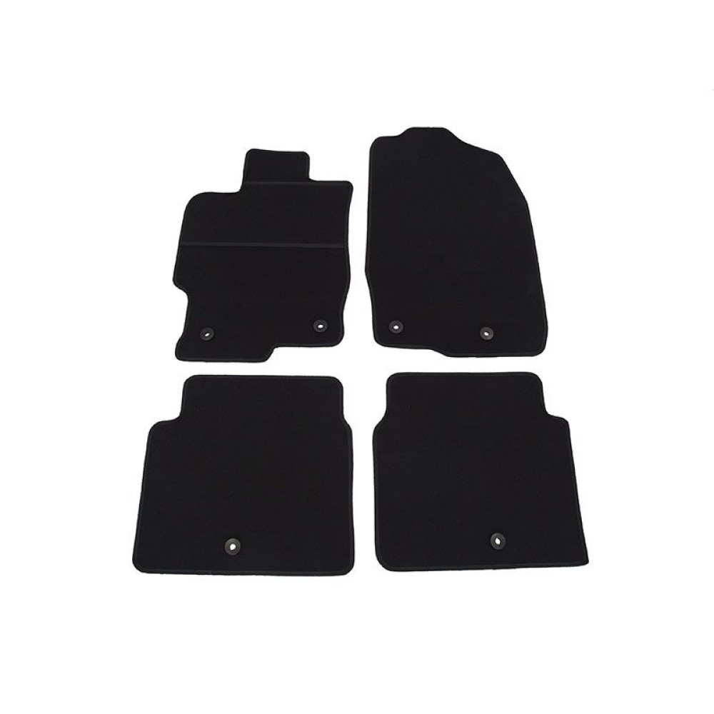 Car textile mats black MAZDA 6 (2008-2012) ELEGANT