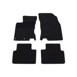 Alfombrillas textiles negras para coche NISSAN QASHQAI II (2014-..) ELEGANT