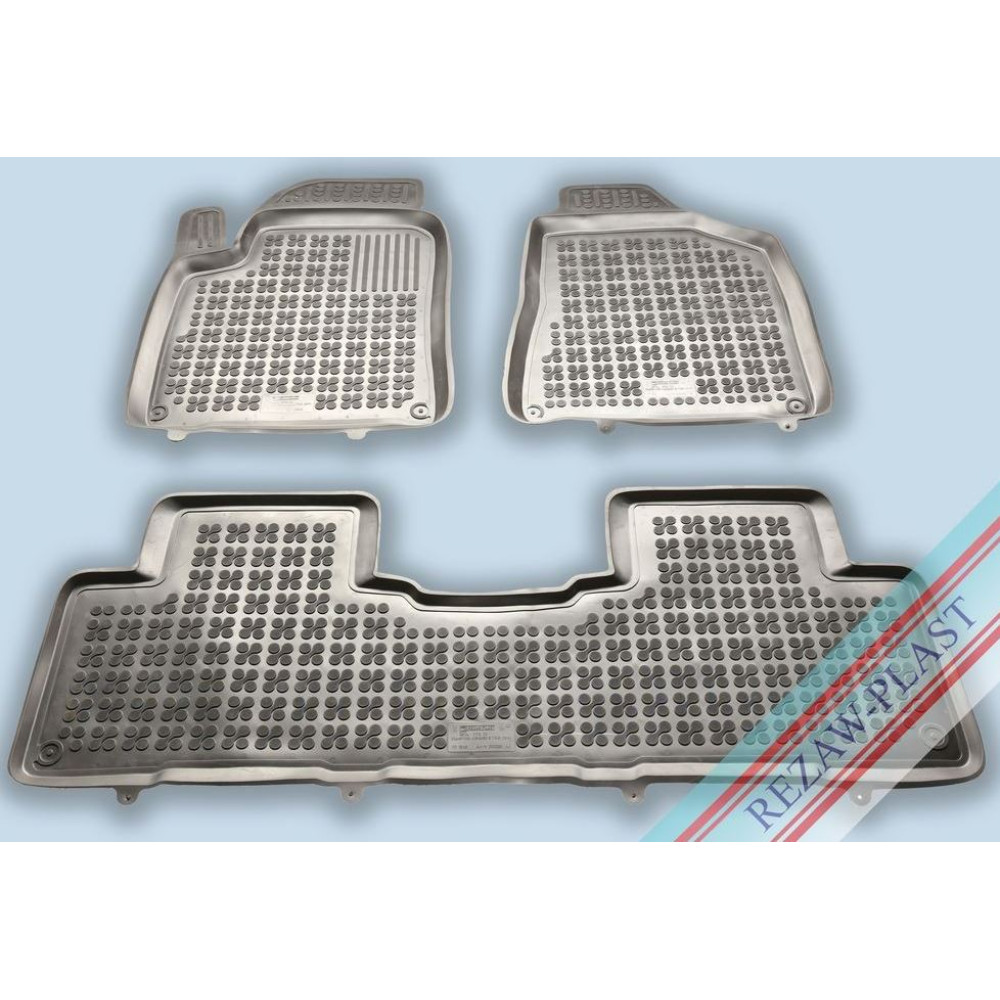 Car rubber floor mats black SSANGYONG KORANDO (2010-...) 203003