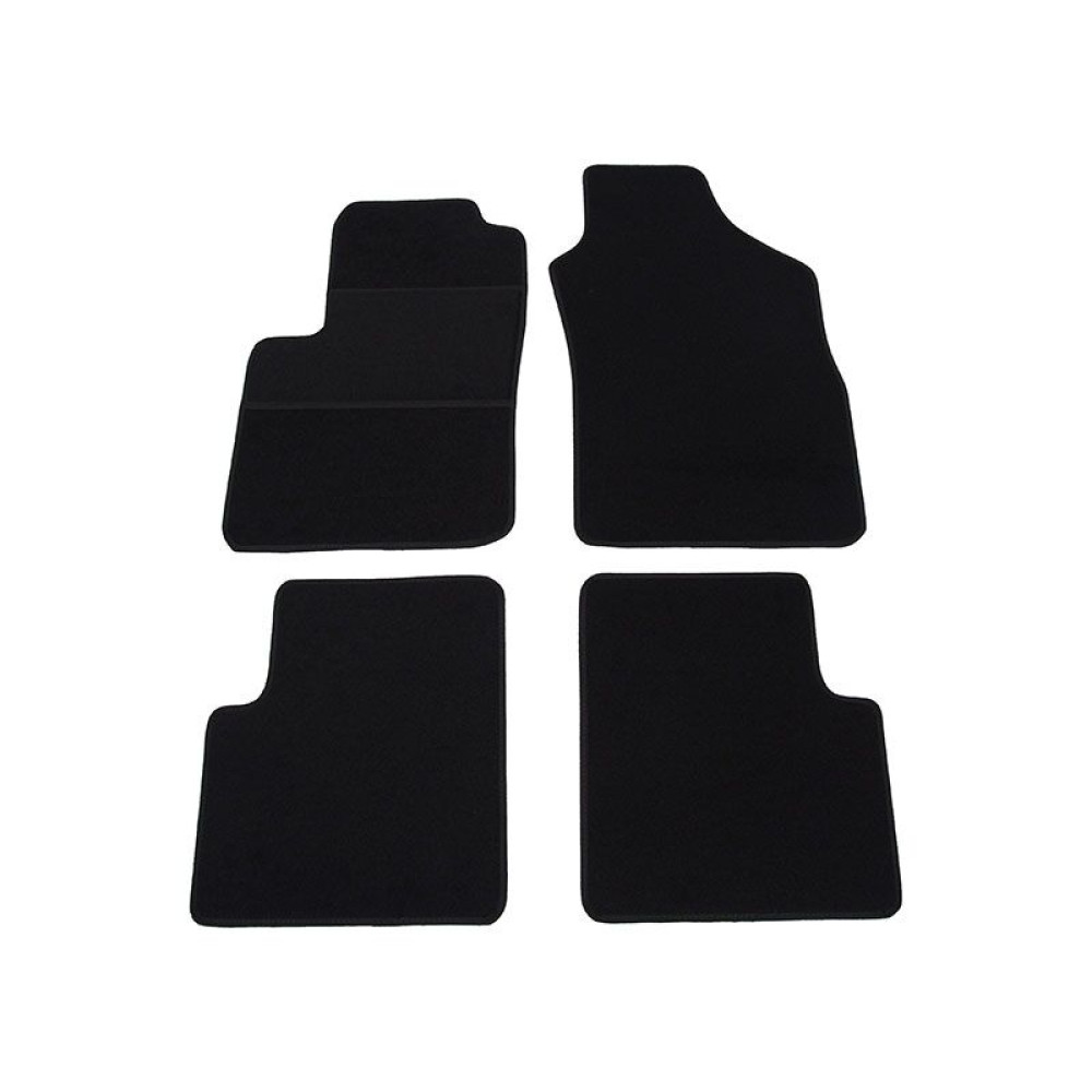 Car textile mats black FIAT 500 (2007-...) ELEGANT