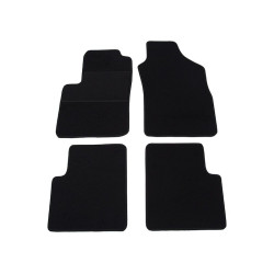 Alfombrillas textiles negras para coche FIAT 500 (2007-...) ELEGANT