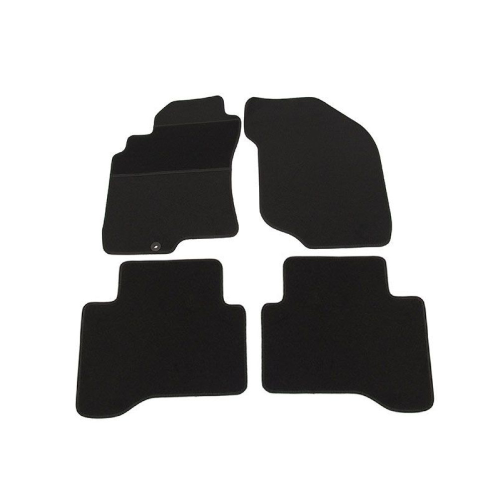 Car textile mats black NISSAN X-TRAIL (2001-2007) ELEGANT