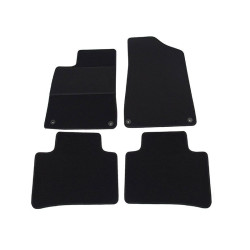 Alfombrillas textiles negras para coche PEUGEOT 607 (2001-2004) ELEGANT