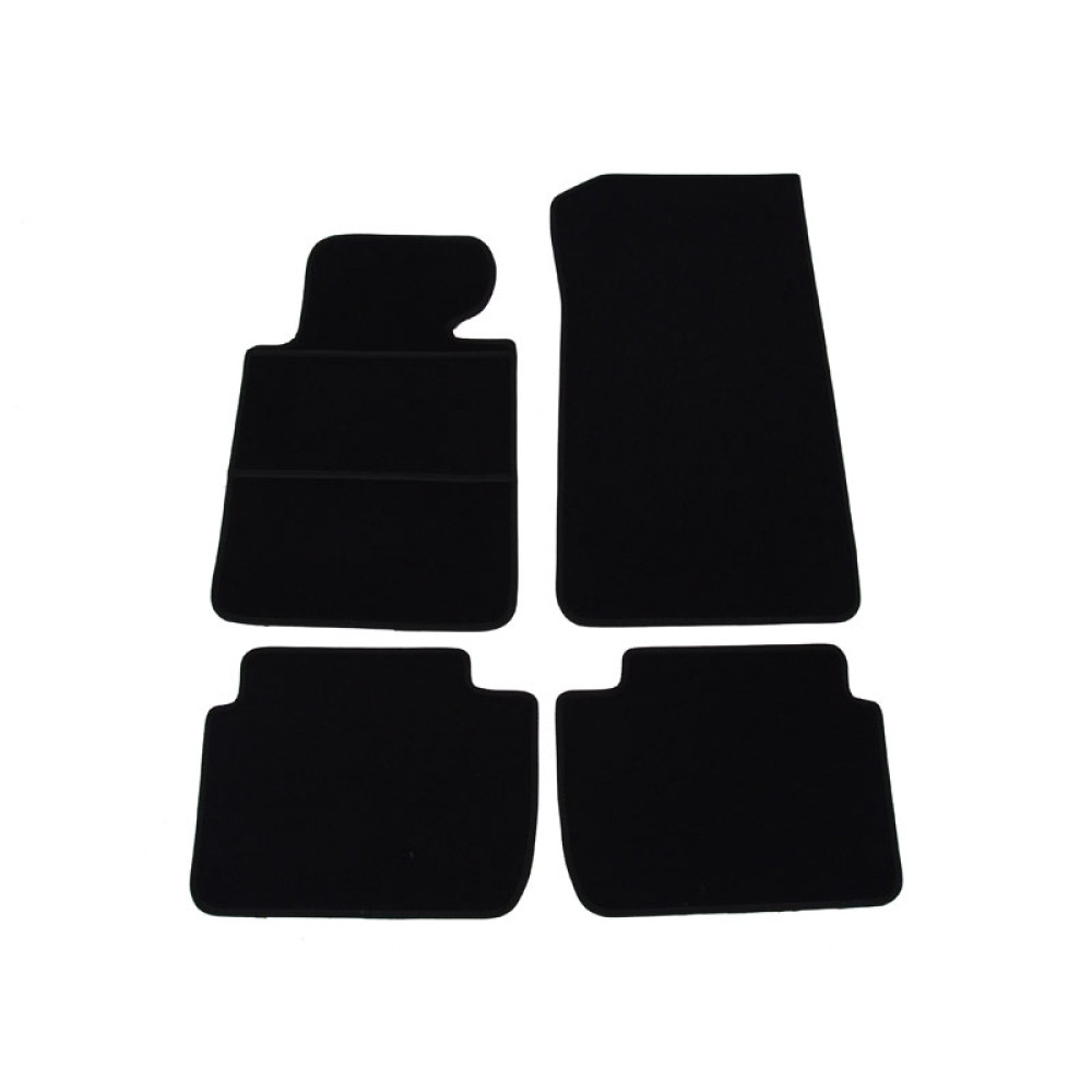 Car textile mats black BMW X1 E84 (2009-2015) ECONOMIC