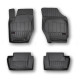 Car rubber floor mats black CITROEN C4 (2004-2010) 3D FROGUM