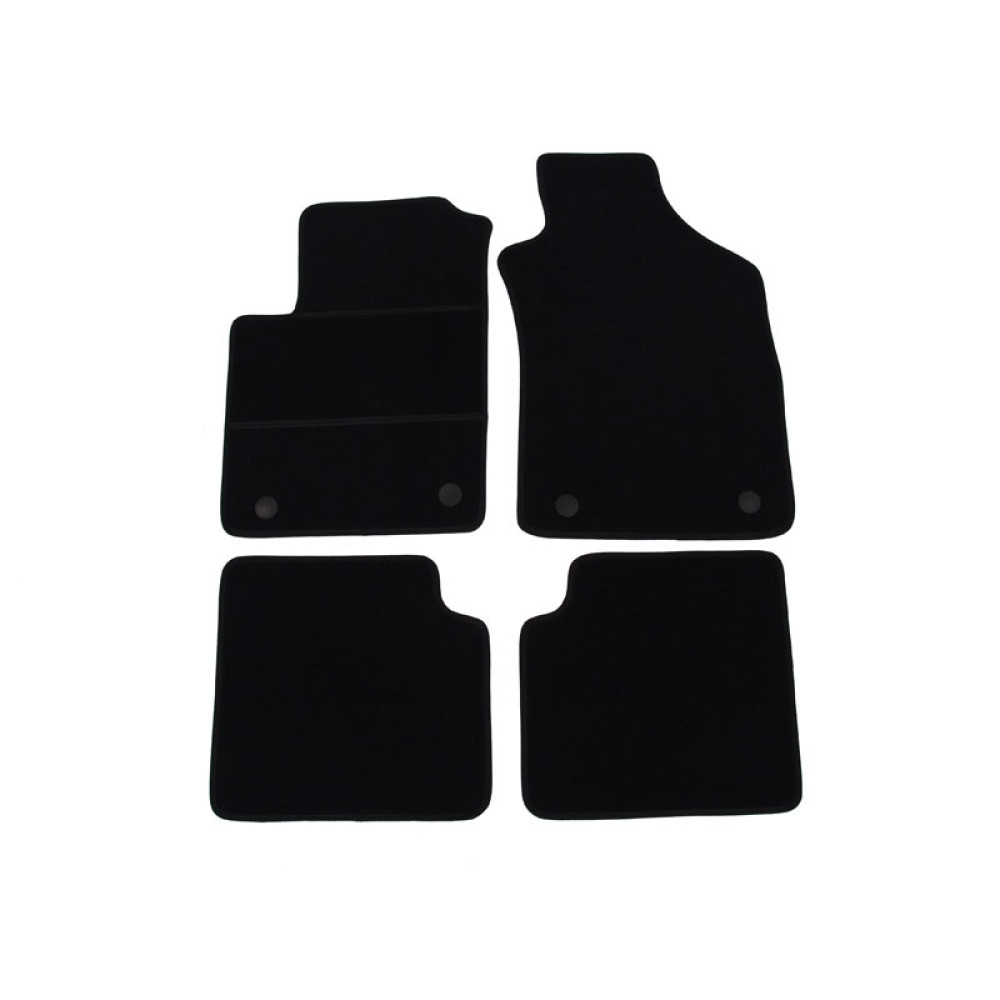 Car textile mats black FIAT 500C Cabrio (2009-...) ELEGANT