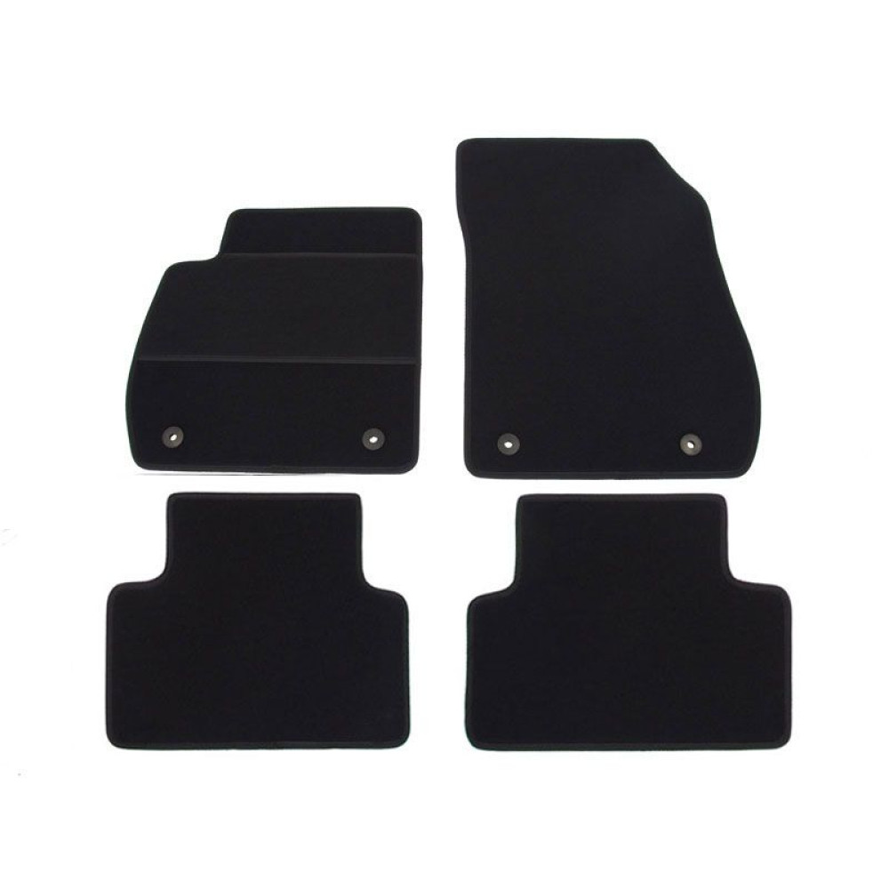 Alfombrillas textiles negras para coche OPEL ZAFIRA C (5s.) (2012-...) ELEGANT