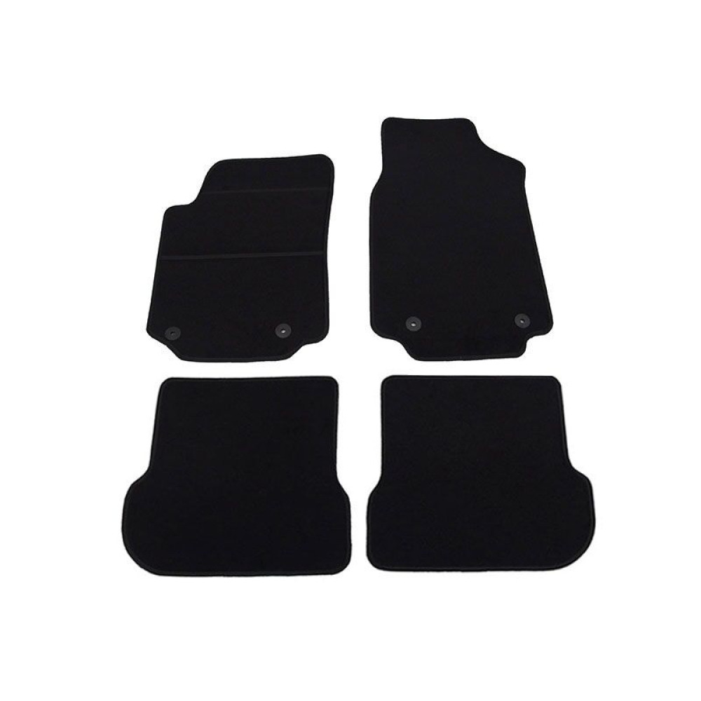 Car textile mats black AUDI A6 (1994-1997) ELEGANT