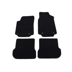 Alfombrillas textiles negras para coche AUDI A6 (1994-1997) ELEGANT