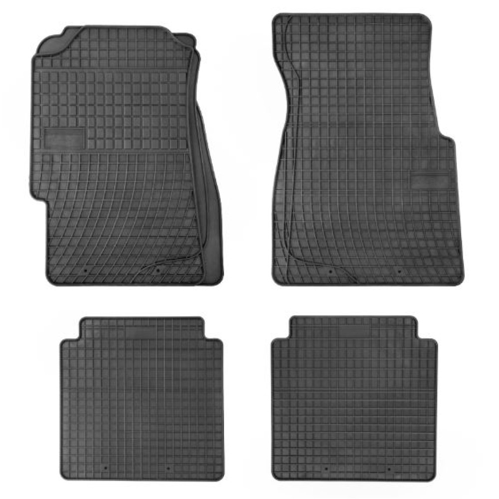 Car rubber floor mats black HONDA CIVIC (1995-2001) NEGRO