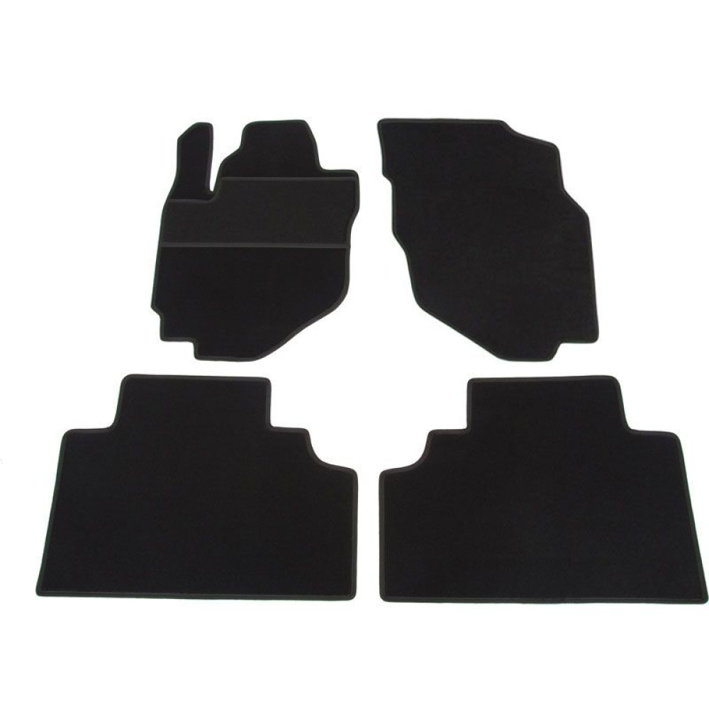 Car textile mats black MAZDA MPV (1999-2005) ECONOMIC