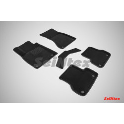 Alfombrillas textiles para coche negras 3D SEINTEX AUDI Q7 II (2015-...)