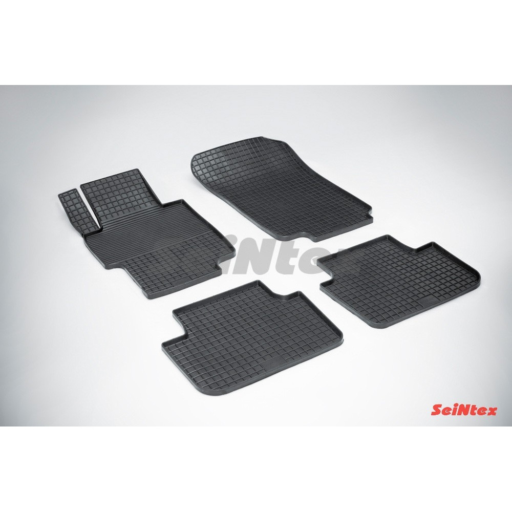 Car rubber floor mats black SEINTEX *STK* HONDA ACCORD (2003-2008)