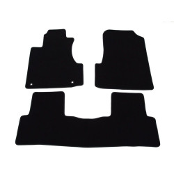 Car textile mats black HONDA CR-V III (2007-2012) LUXE