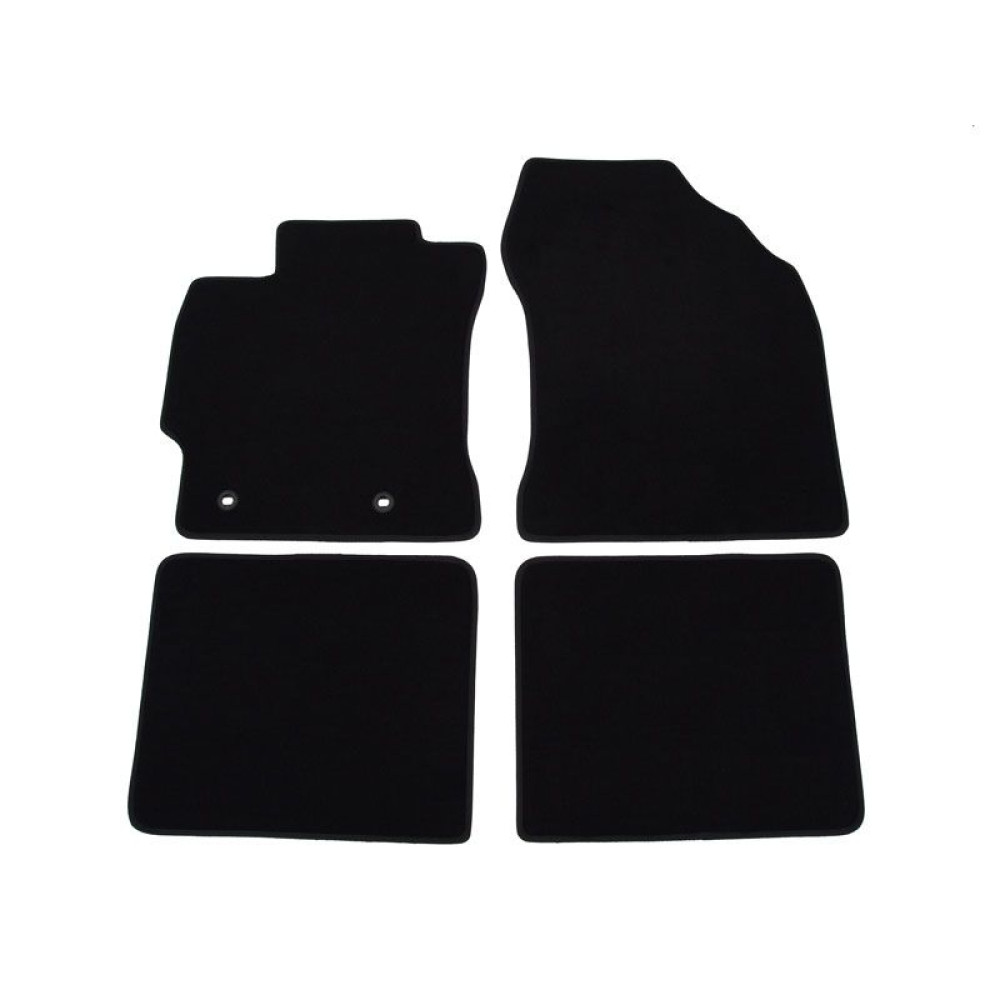 Car textile mats black TOYOTA COROLLA (2013-2019) LUXE