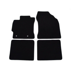 Car textile mats black TOYOTA COROLLA (2013-2019) LUXE