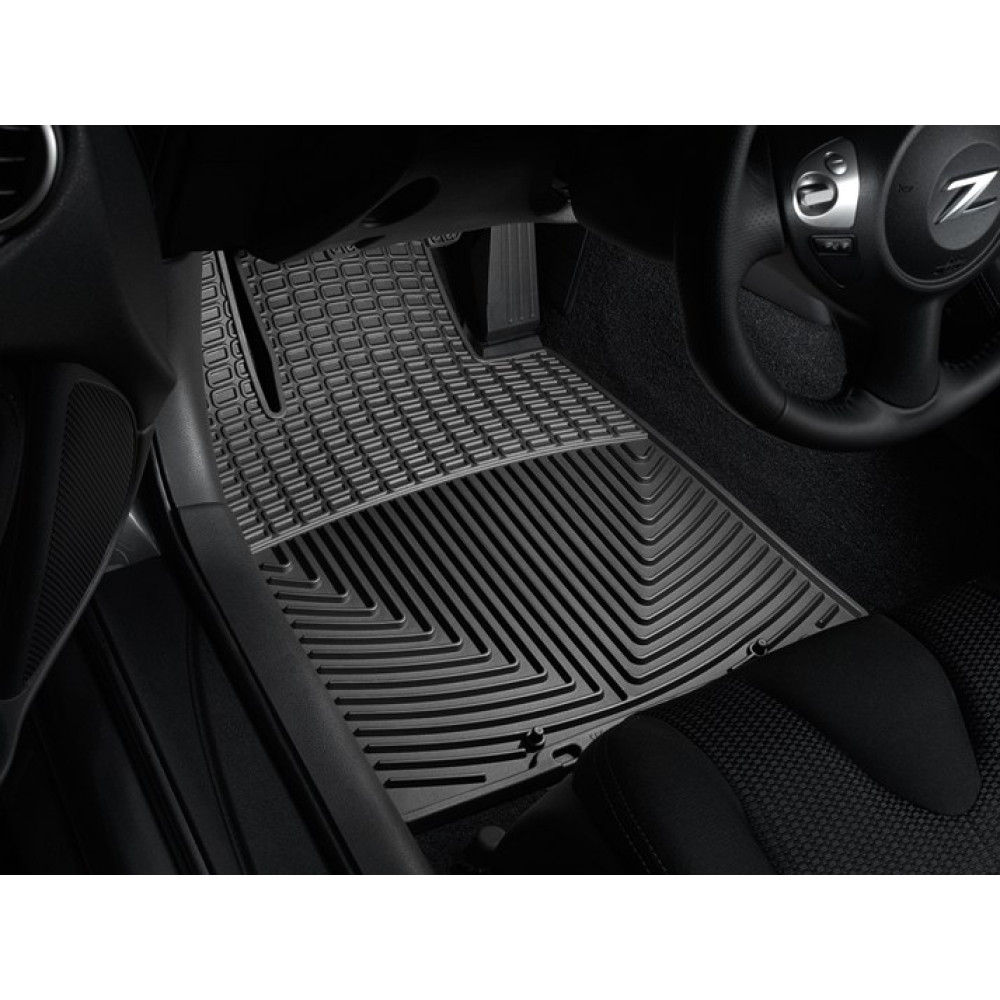 Car rubber floor mats black WEATHERTECH NISSAN 370Z (2009-...) ALL-WEATHER