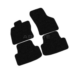Car textile mats black VOLKSWAGEN GOLF VII (2012-...) LUXE