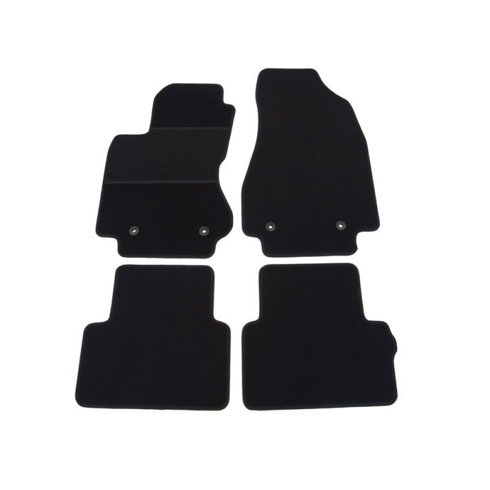Car textile mats black NISSAN X-TRAIL (2007-2014) ELEGANT