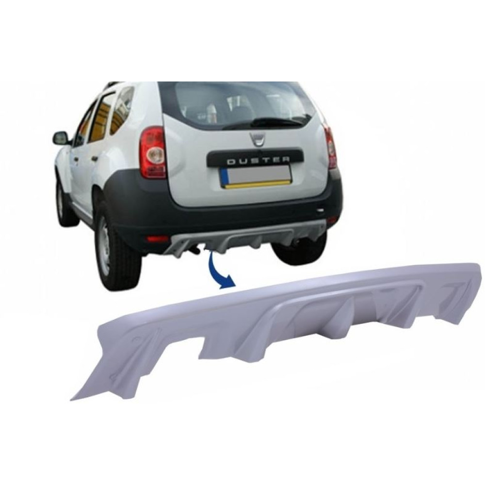 Rear bumper skid plate DACIA DUSTER (2010-2018) SPRBDD