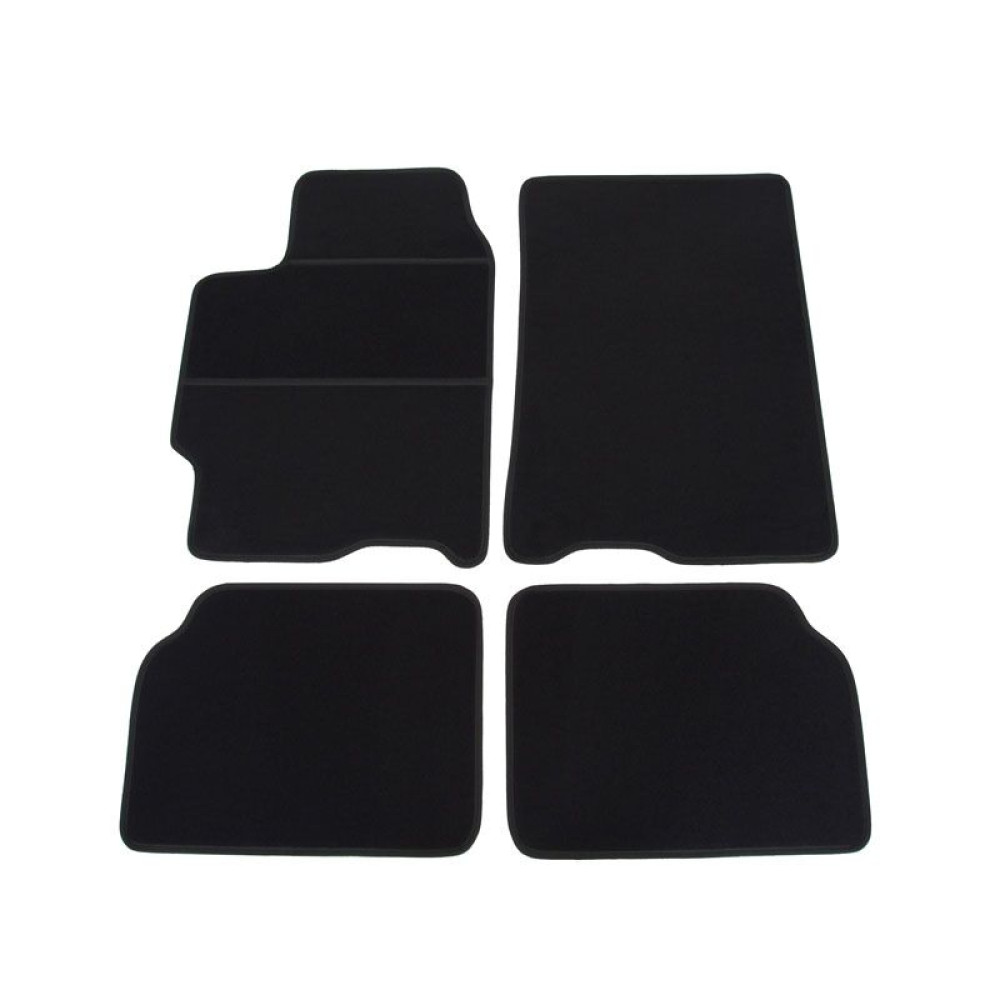 Car textile mats black MAZDA 323F (1998-2003) ECONOMIC