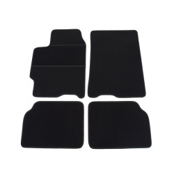Alfombrillas textiles negras para coche MAZDA 323F (1998-2003) ECONÓMICAS
