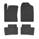 Car rubber floor mats black HYUNDAI i10 (2014-...) NEGRO