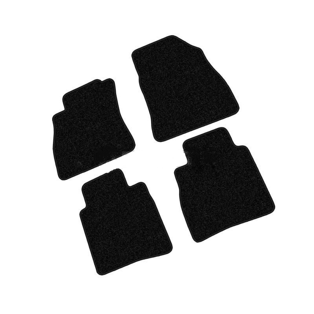 Car textile mats black NISSAN PULSAR (2014-...) ECONOMIC