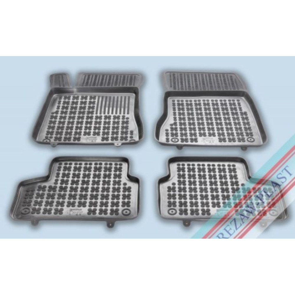 Car rubber floor mats black MB GLB-class (2020-...) 201727