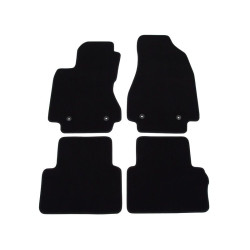 Alfombrillas textiles negras para coche NISSAN X-TRAIL (2007-2014) LUXE