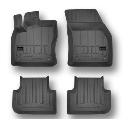 Car rubber floor mats black VW TIGUAN II (2016-...) 3D FROGUM