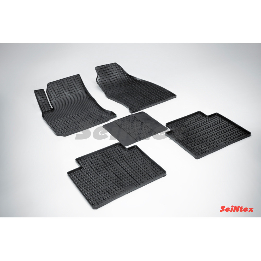 Car rubber floor mats black SEINTEX *STK* HYUNDAI MATRIX (2001-2008)