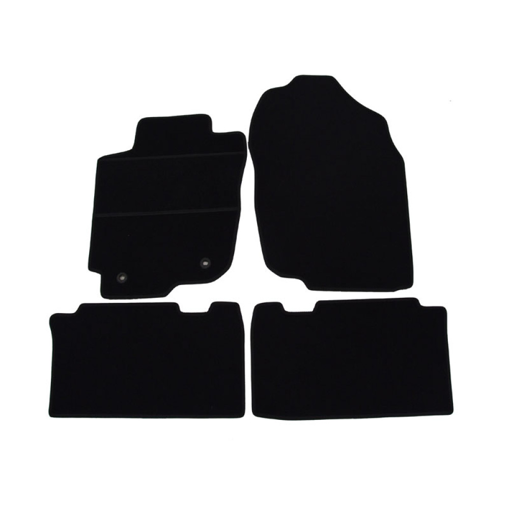 Car textile mats black TOYOTA RAV4 (2013-...) ELEGANT