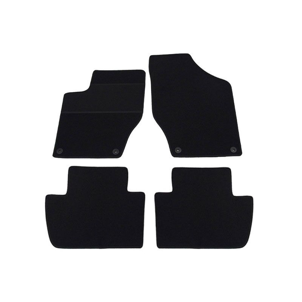 Car textile mats black CITROEN C4 (2010-...) ELEGANT