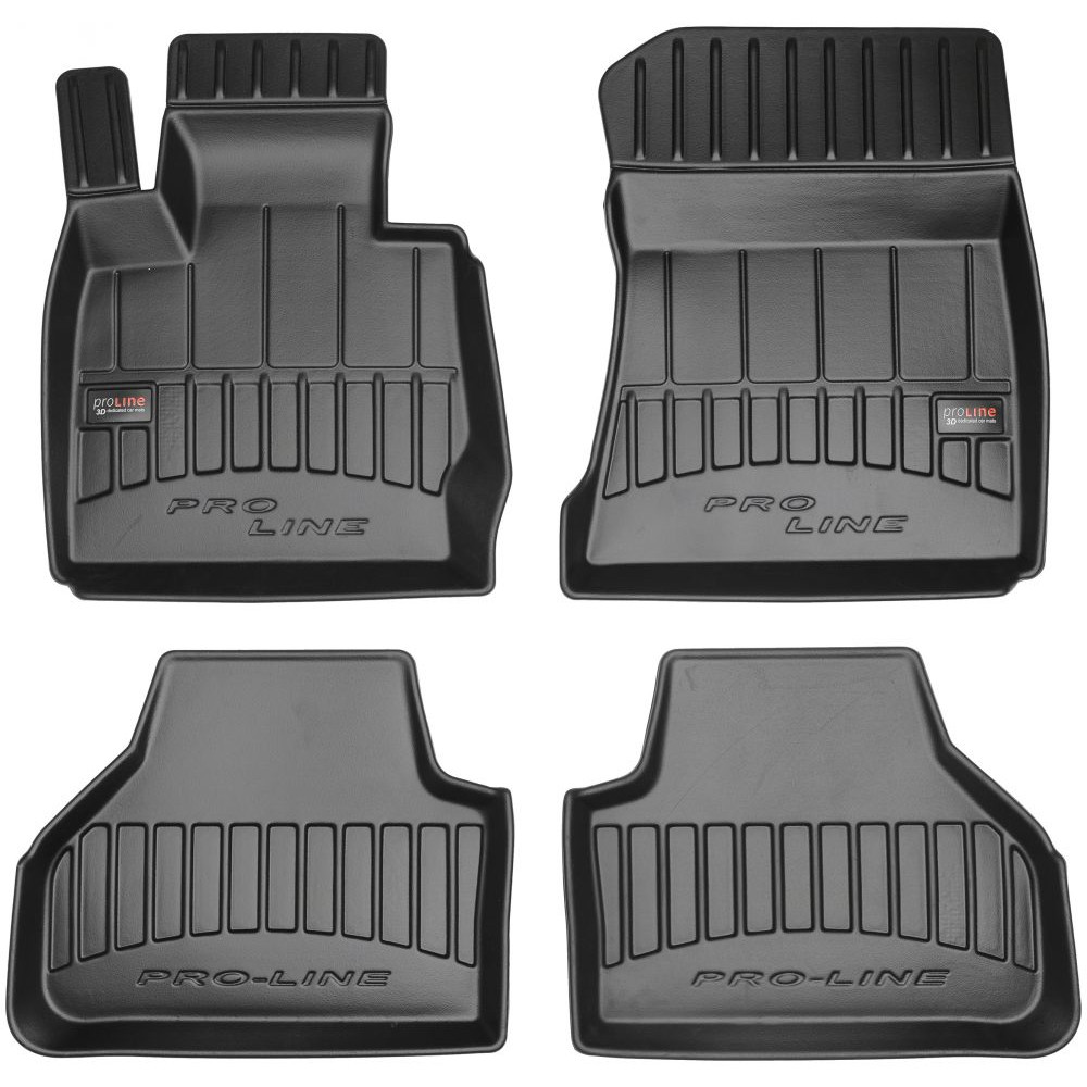 Car rubber floor mats black BMW X4 F26 (2014-2018) 3D FROGUM