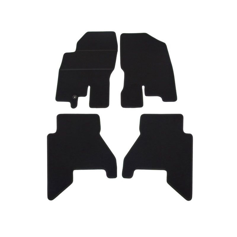 Car textile mats black NISSAN PATHFINDER (2005-...) ECONOMIC (CR)