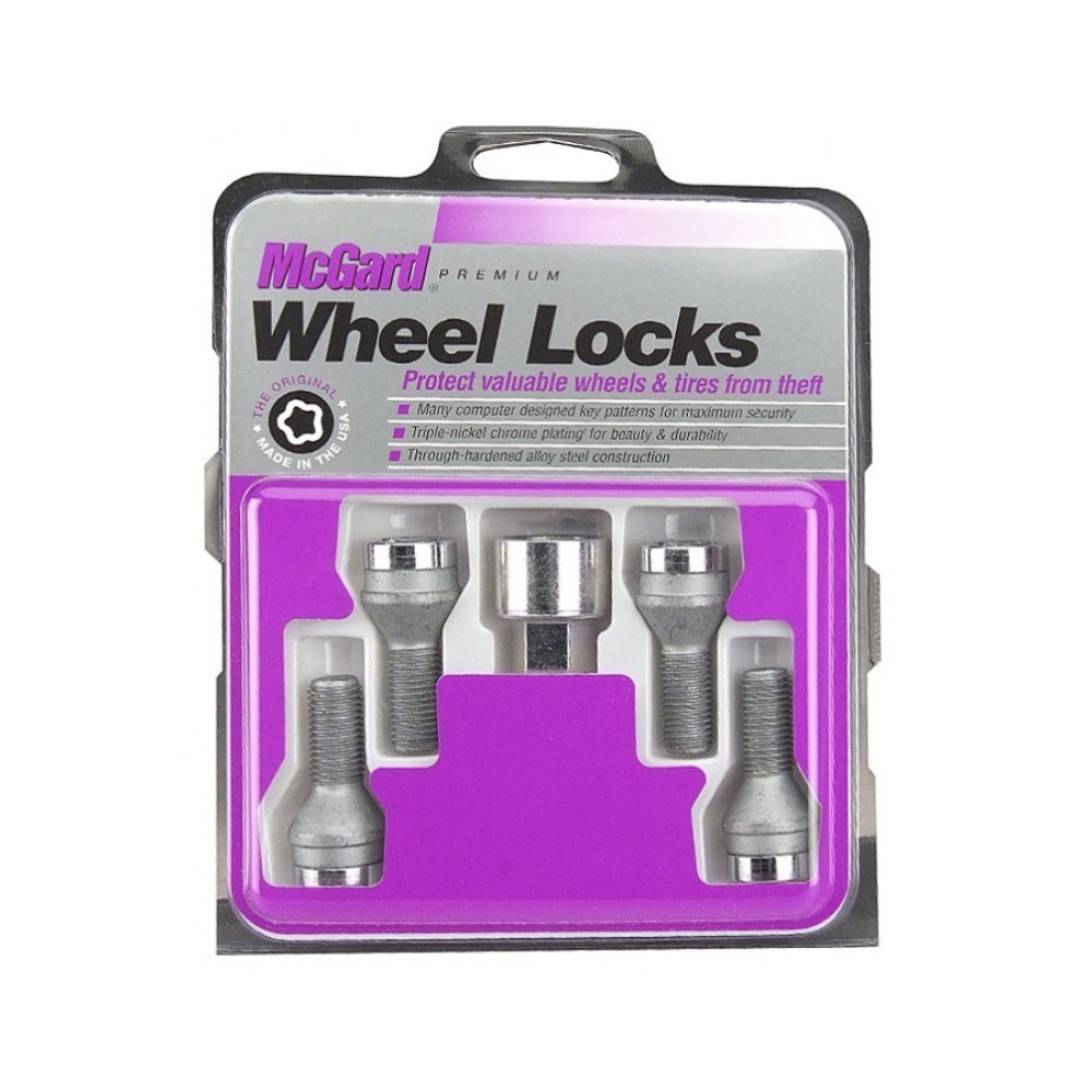 Locking wheel bolt 12x1.5x37.9mm conical (MCGARD) 27112SU