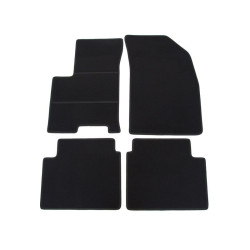 Alfombrillas textiles negras para coche CHEVROLET AVEO (2006-2011) ELEGANT