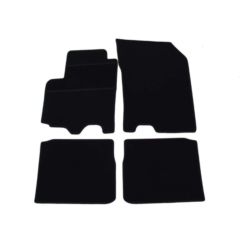 Car textile mats black SUZUKI SX-4 Cross (2013-...) ELEGANT