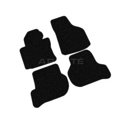 Alfombrillas textiles negras para coche SEAT LEON (2005-2013) ECONÓMICAS
