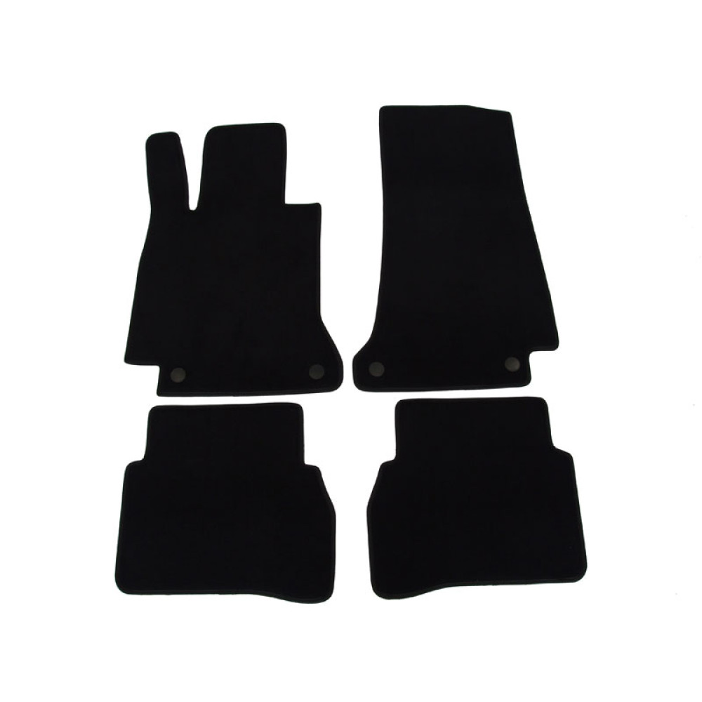 Car textile mats black MB C-Class W205 (2014-...) LUXUS