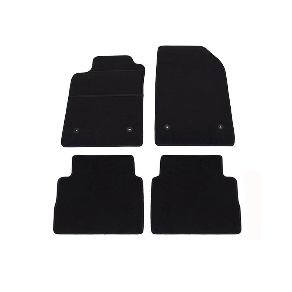 Car textile mats black OPEL VECTRA C Sedan/HB (2002-2008) ELEGANT