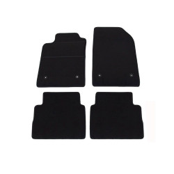 Alfombrillas textiles negras para coche OPEL VECTRA C Sedán/HB (2002-2008) ELEGANT