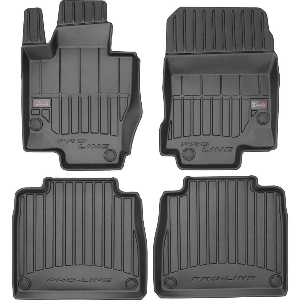 Car rubber floor mats black MB GLS-class II X167 (2019-...) 3D FROGUM